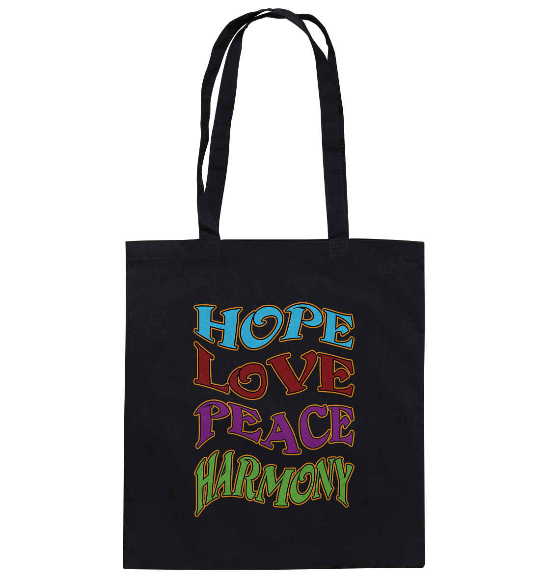 Hope Love Peace - Baumwolltasche