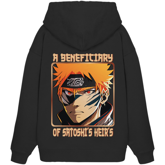 Satoshi's Erben (Motiv Mann) - Organic Oversize Hoodie