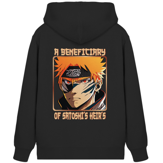 Satoshi's Erben (Motiv Mann) - Organic Zipper