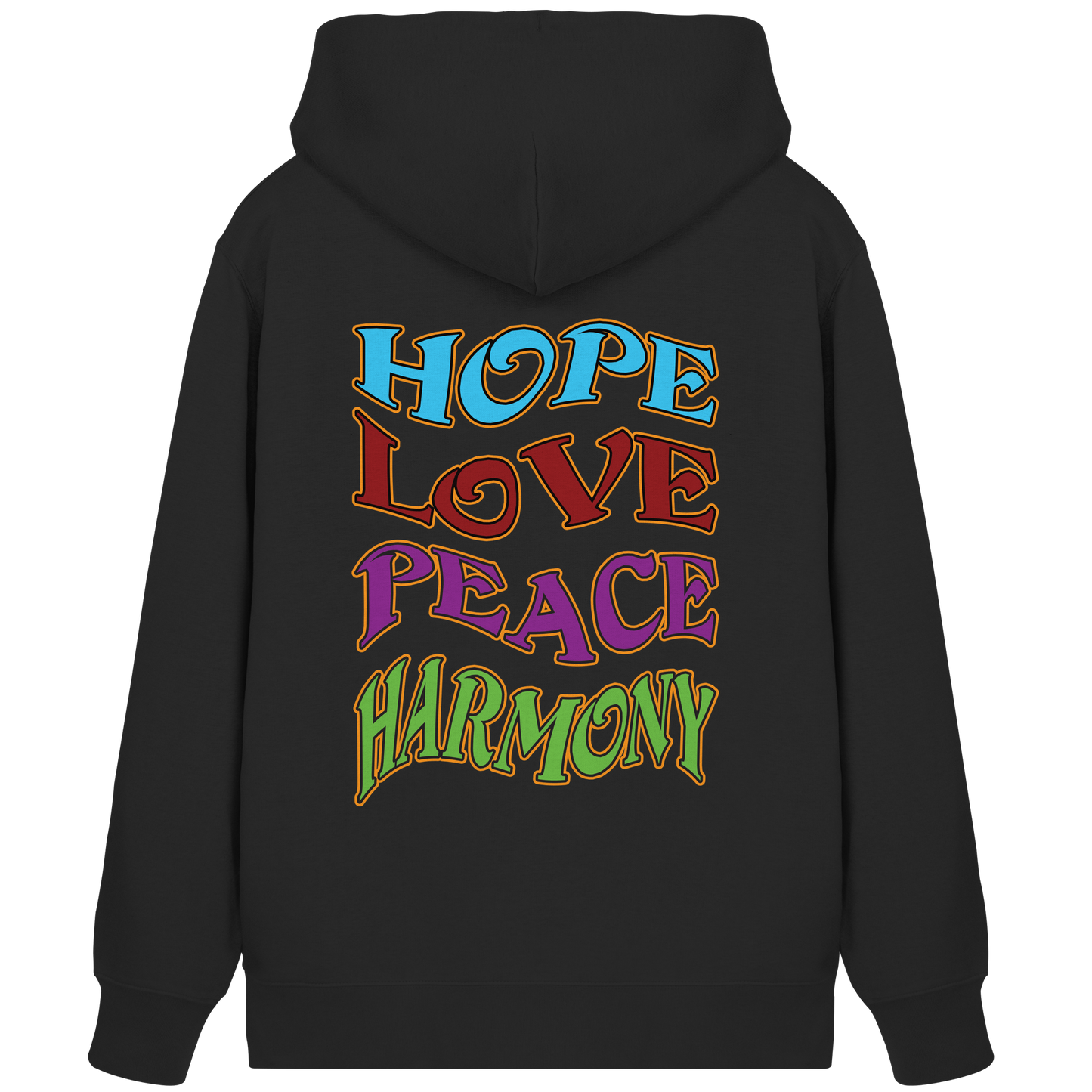 Hope Love Peace - Organic Zipper