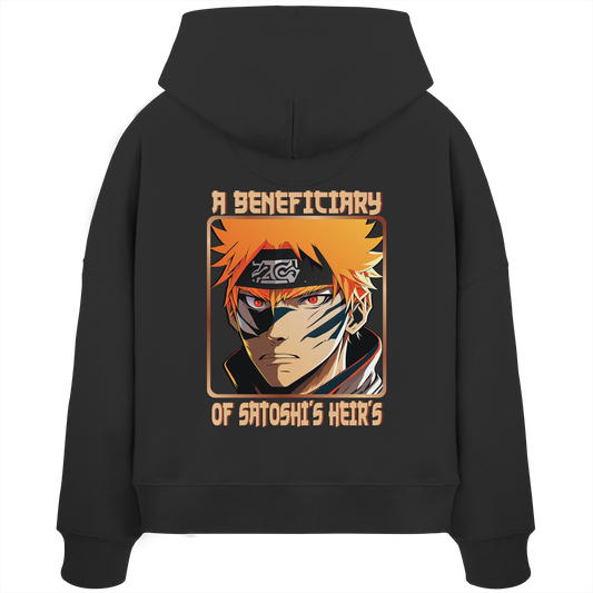 Satoshi's Erben (Motiv Mann) - Womens Organic Boxcut Hoodie