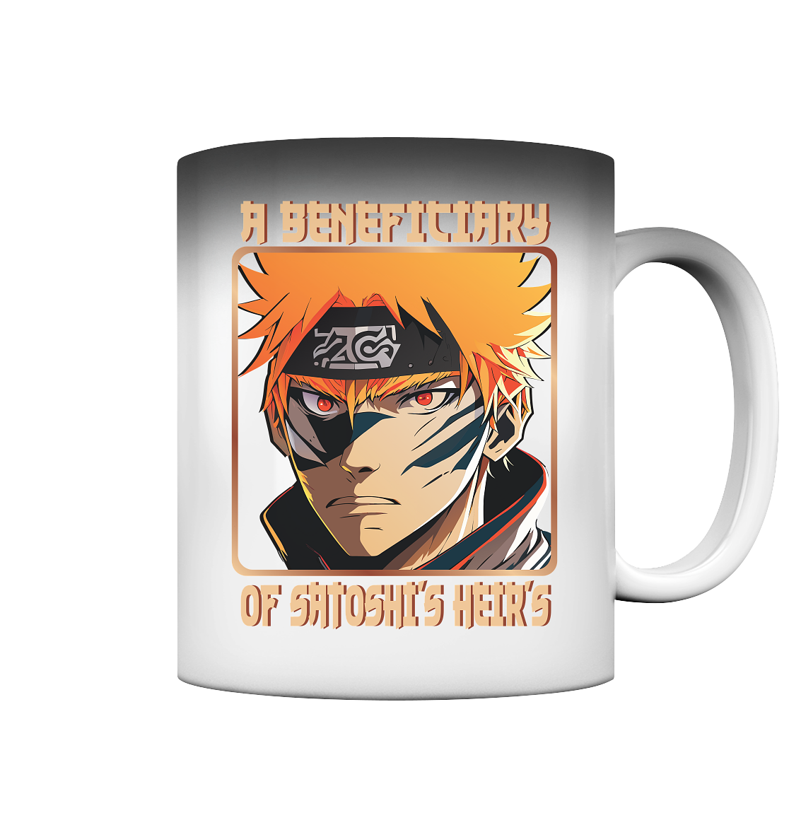 Satoshi's Erben (Motiv Mann) - Farbwechseltasse